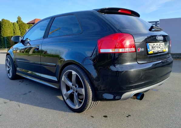 Audi S3 cena 36999 przebieg: 218257, rok produkcji 2007 z Siechnice małe 379